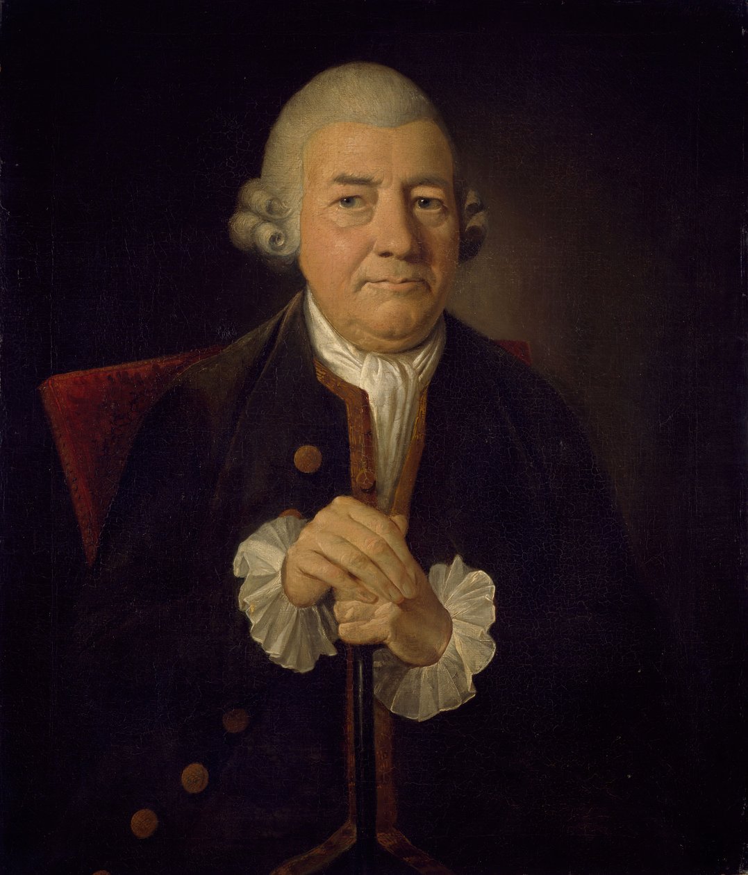 Porträtt av John Baskerville 1706-1775, 1774. av James Millar