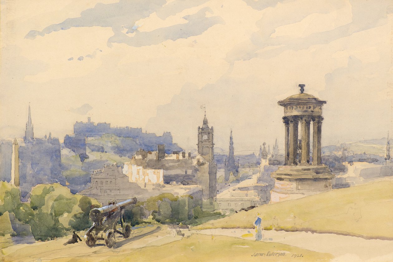 Edinburgh från Calton Hill av James Paterson