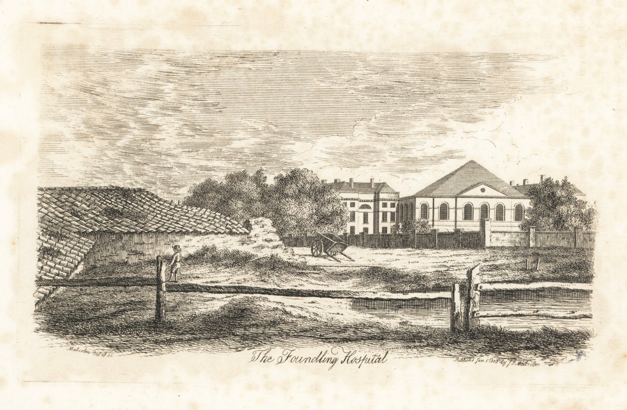 Foundling Hospital, Bloomsbury, London av James Peller Malcolm
