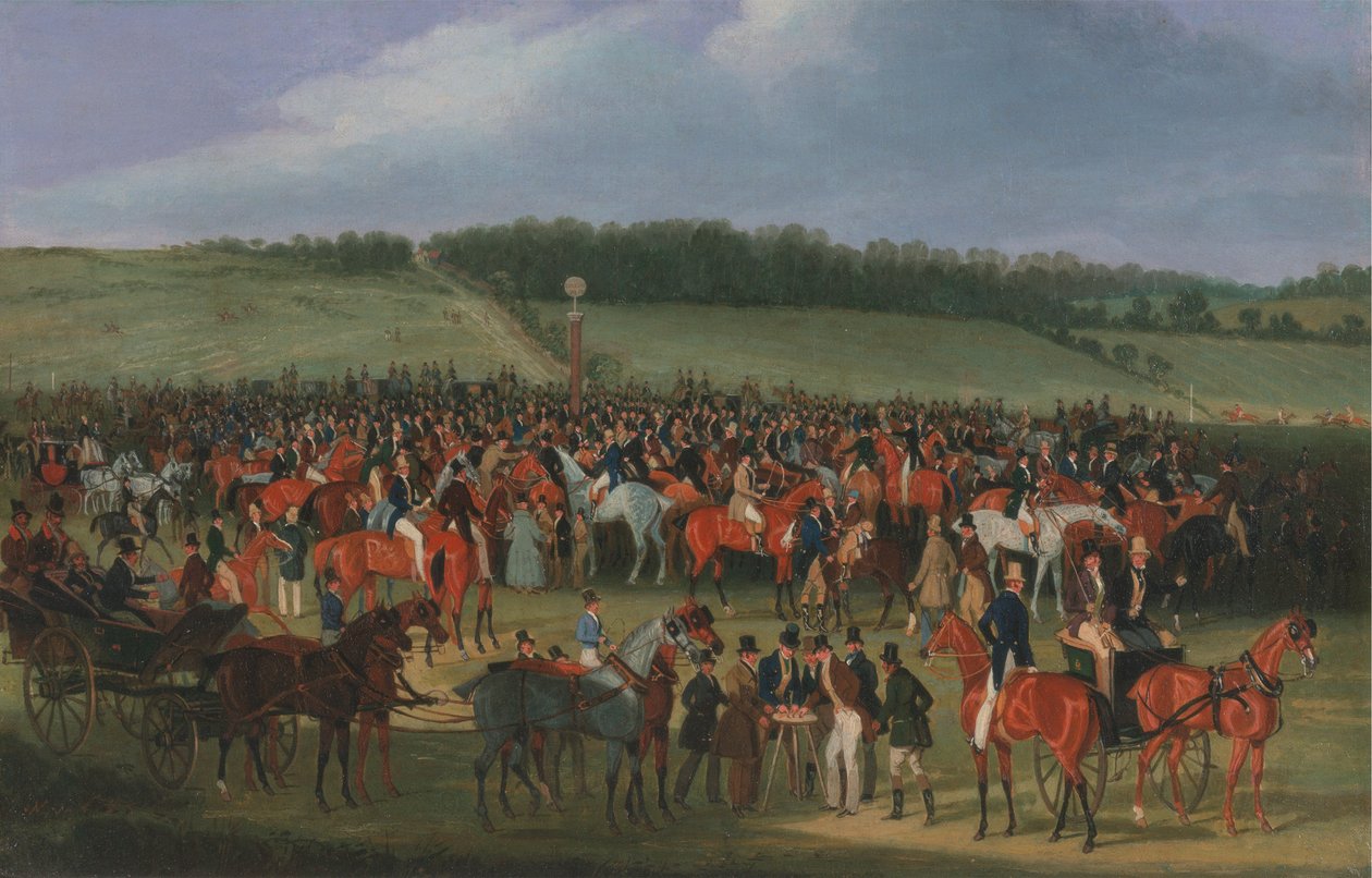Epsom Races: The Betting Post av James Pollard