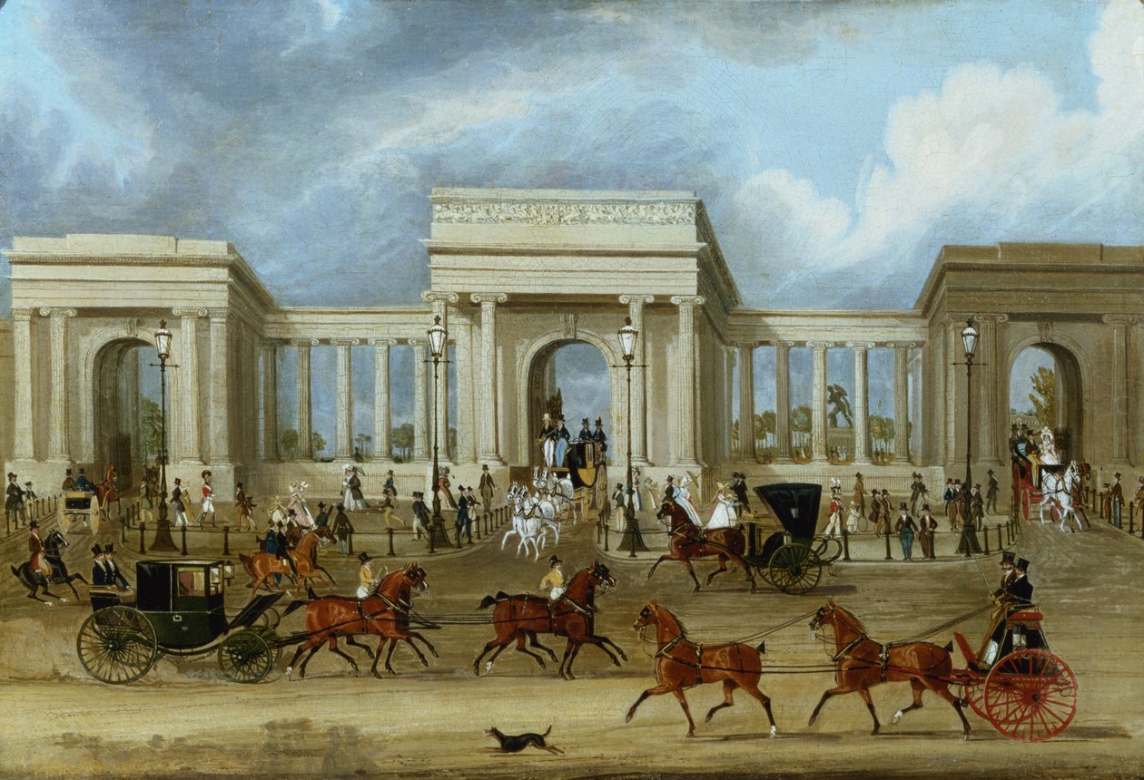 Hyde Park Corner av James Pollard