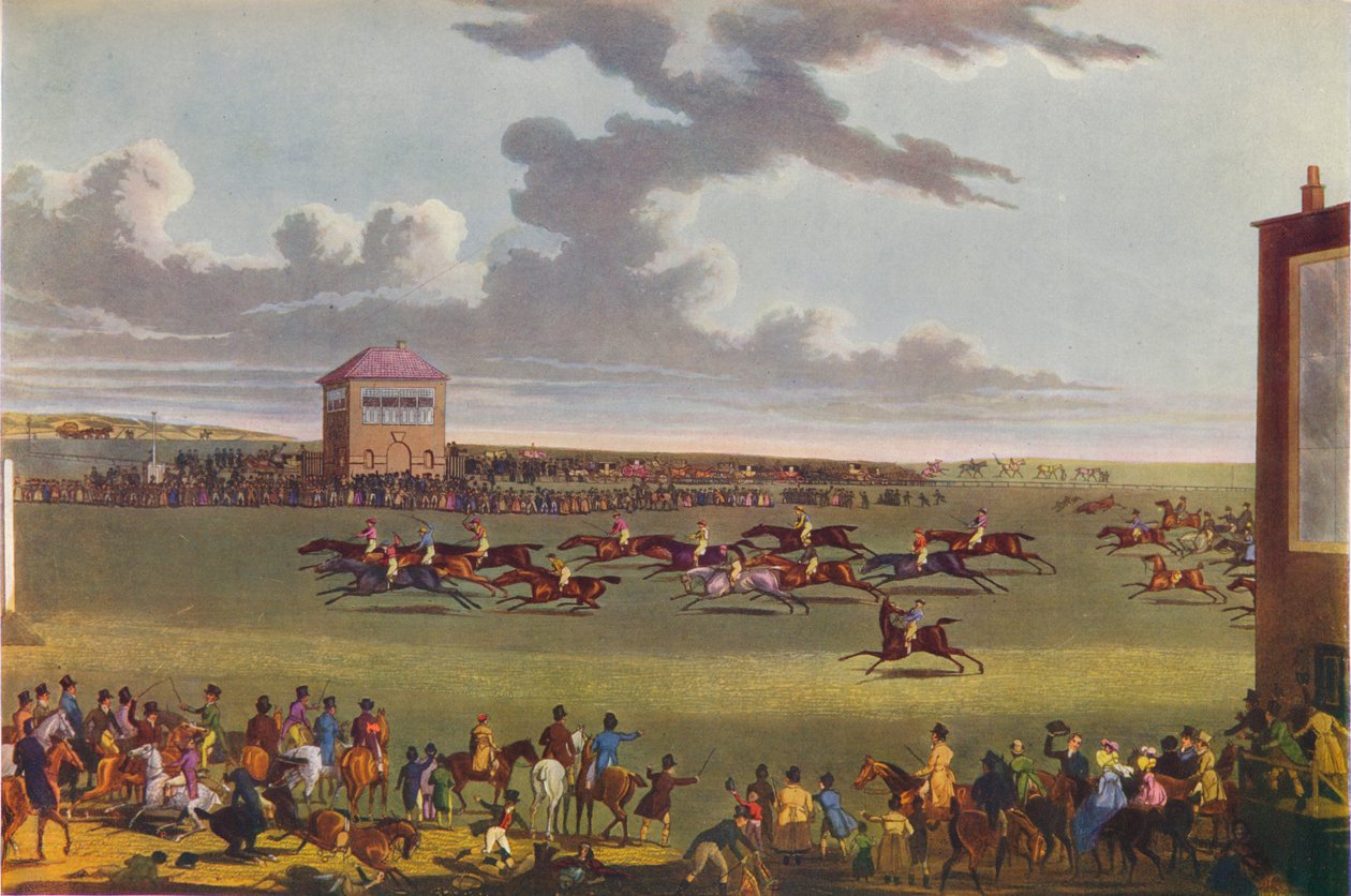 Newmarket Races, 1909. av James Pollard