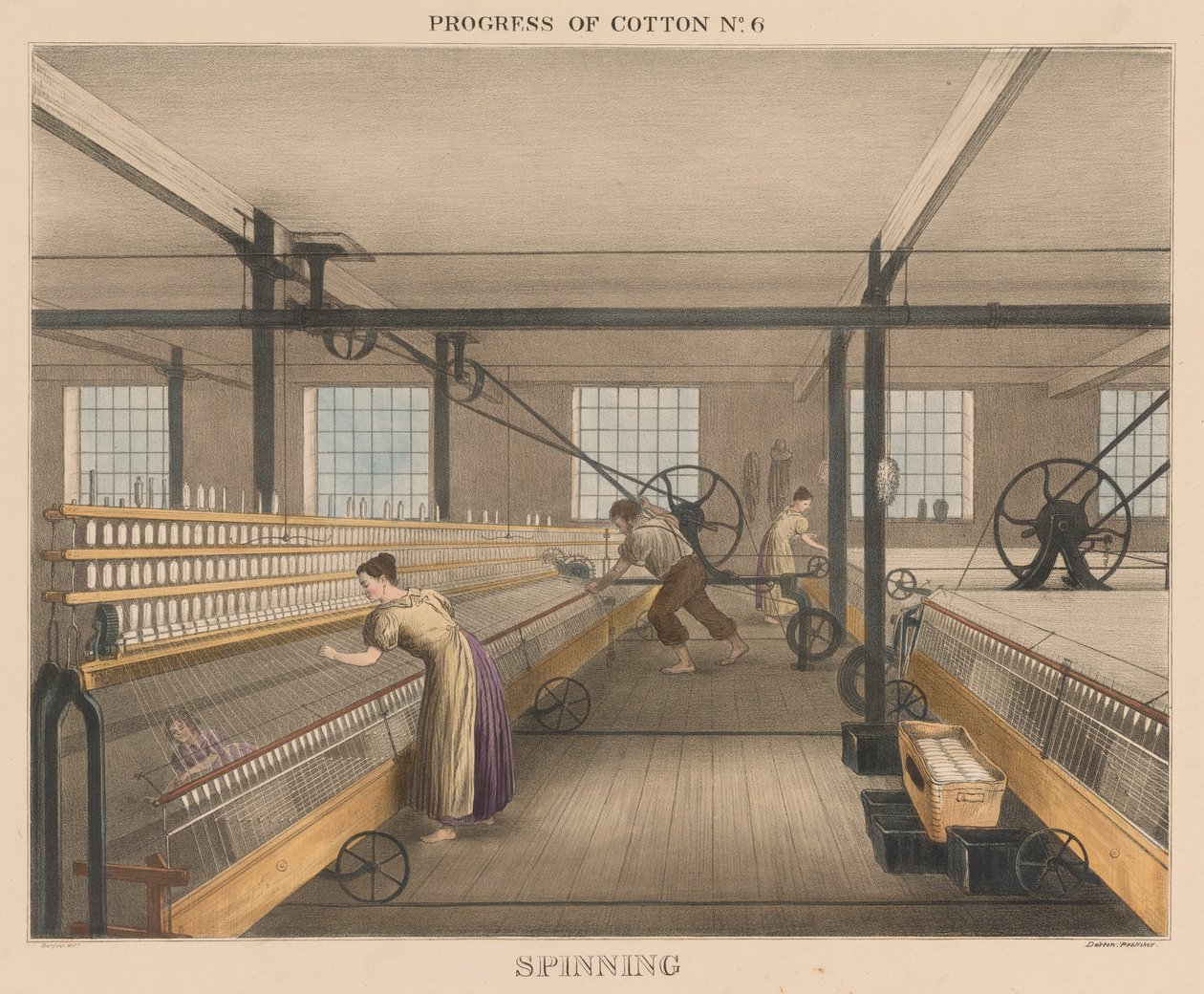 Framsteg av bomull, #6: Spinning av James Richard Barfoot