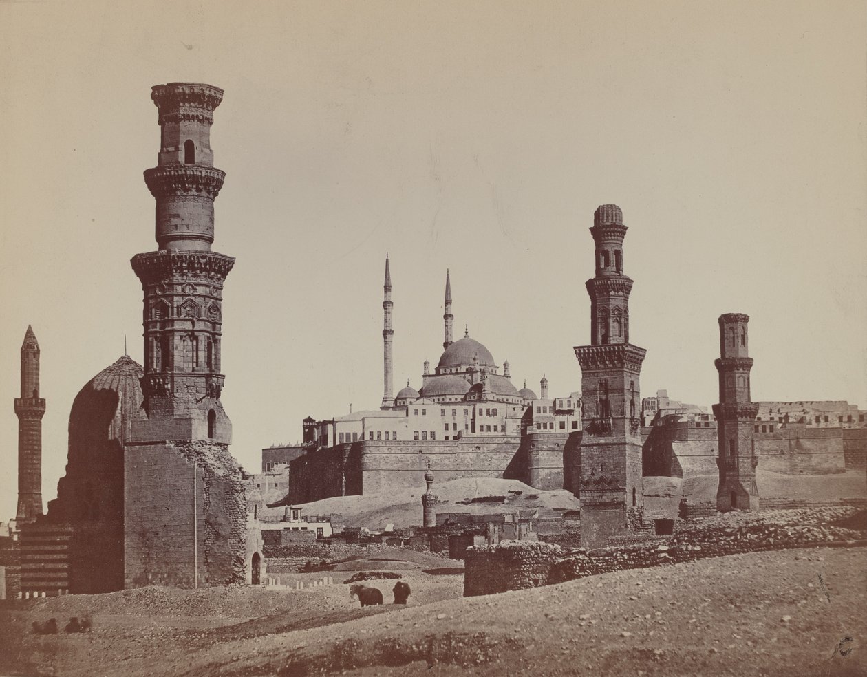 Mamelukernas gravar,1857 (foto) av James Robertson