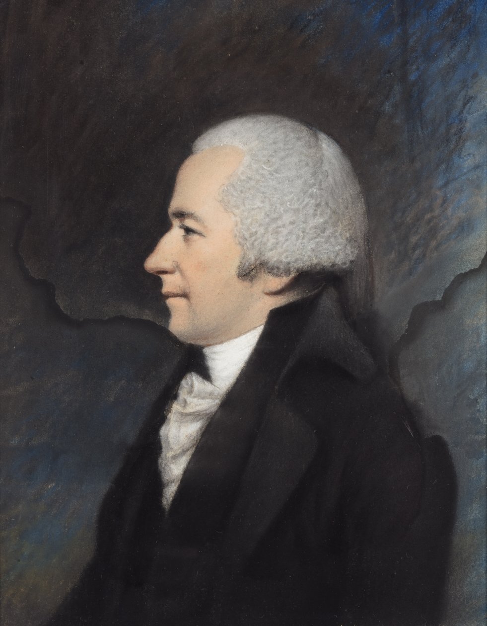 General Alexander Hamilton (pastell på grått papper) av James Sharples