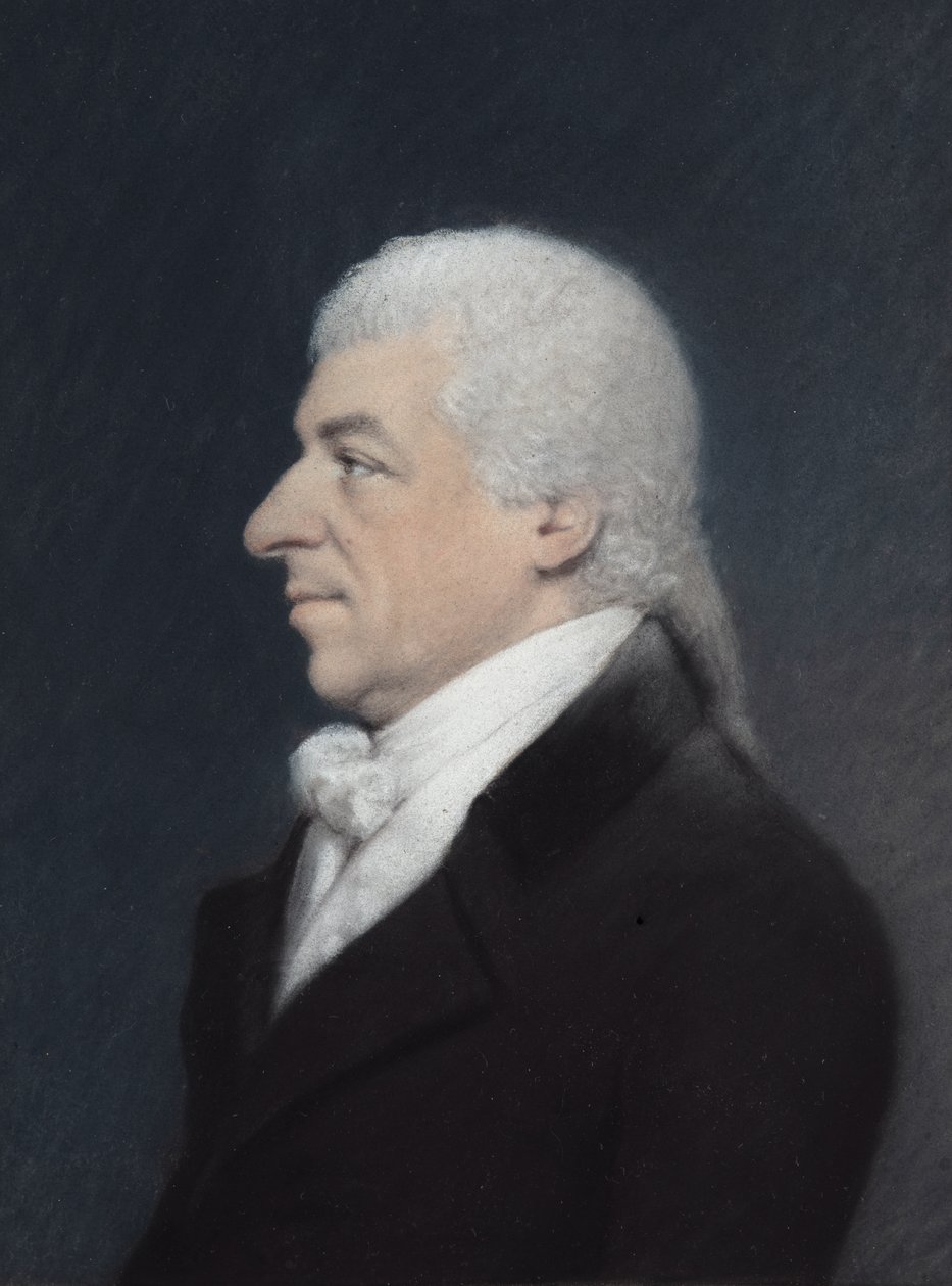 Sir William Blissart (pastell på grått papper) av James Sharples