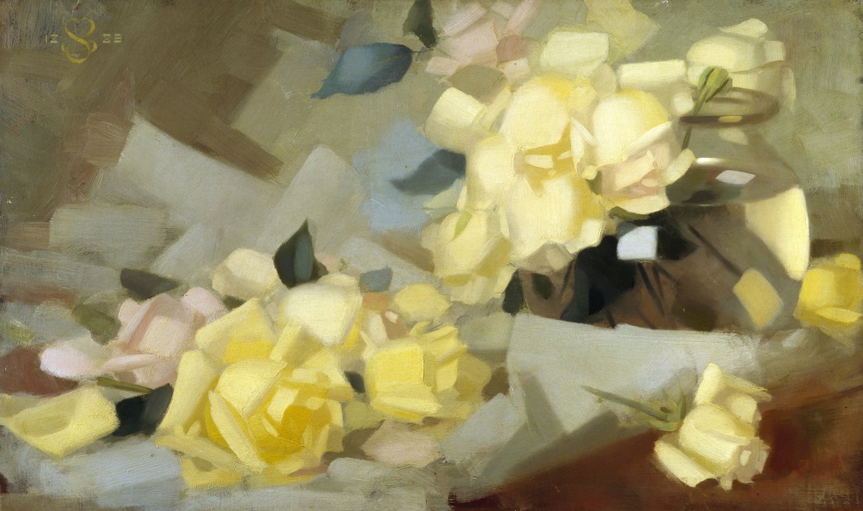 Rosor (olja på duk) av James Stuart Park