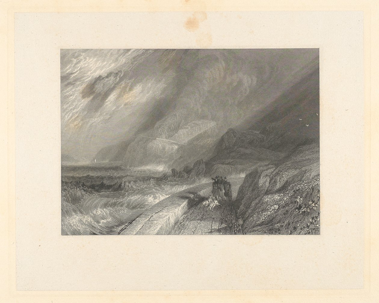 Penmaen Mawr, Caernarvonshire av James T. Willmore