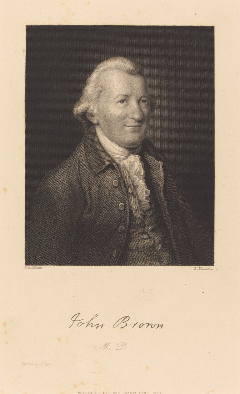 John Brown, M.D. av James Thomson after John Donaldson