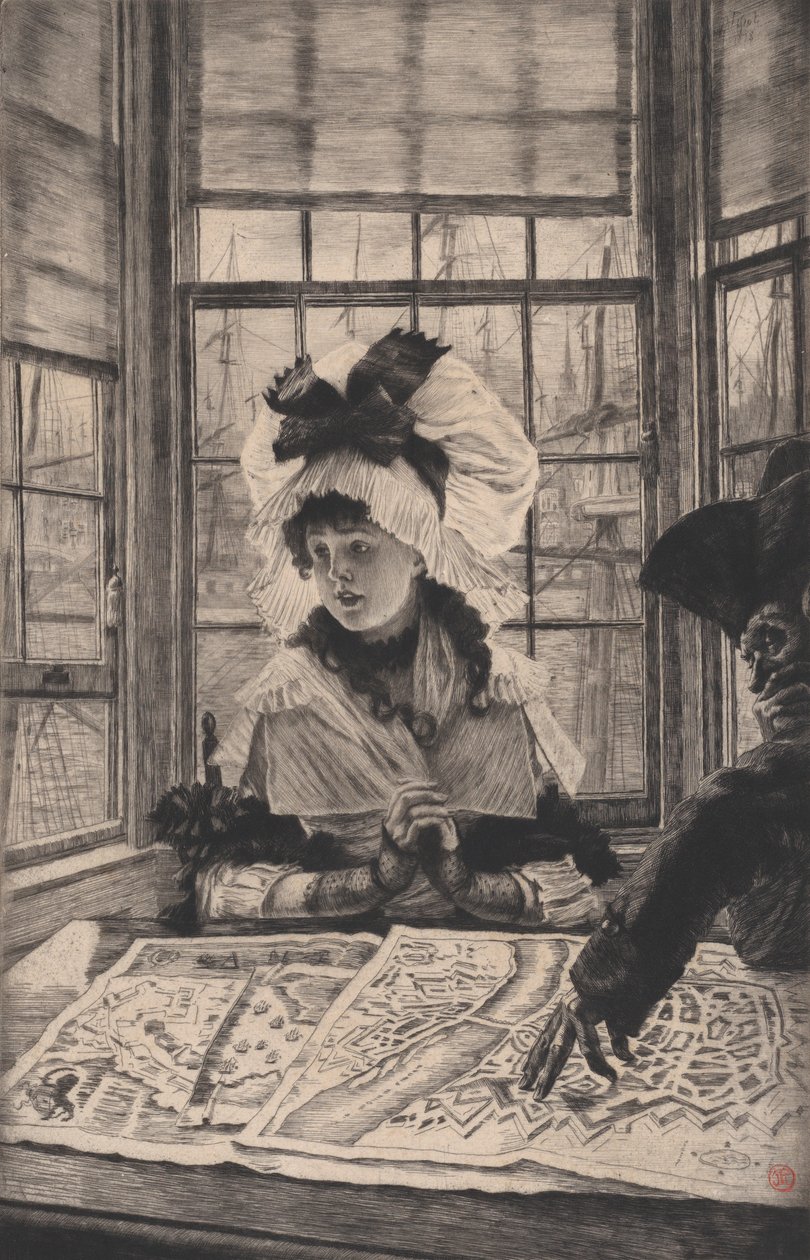 En ointressant berättelse, 1878. av James Tissot