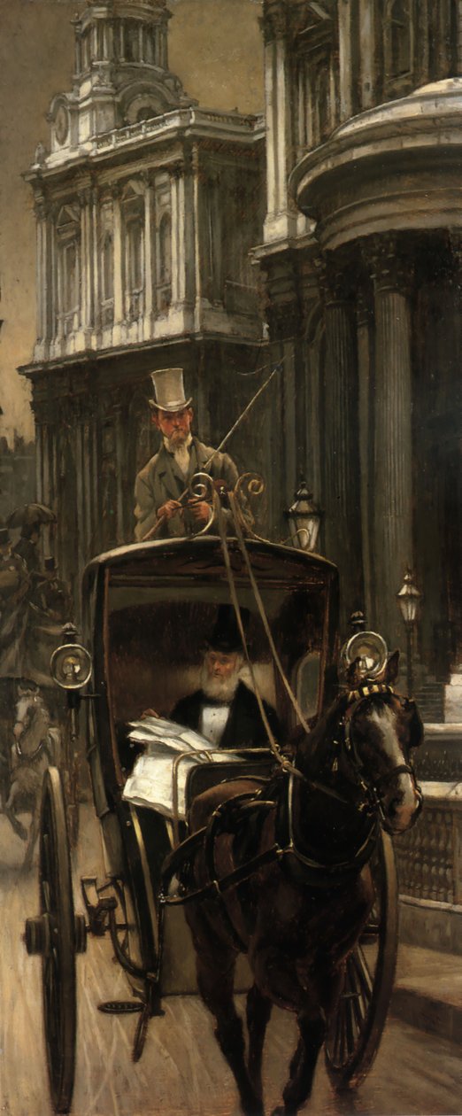 Att gå till affärer av James Tissot