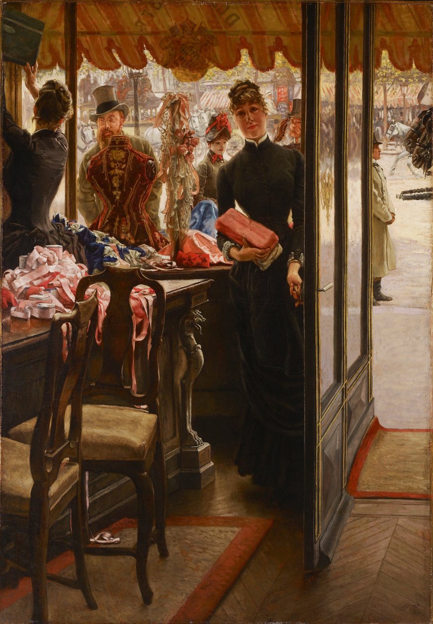 Butiksbiträdet av James Tissot