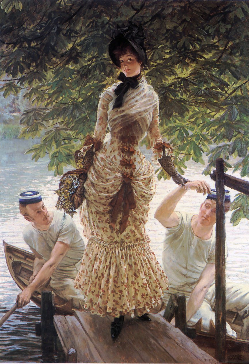 På Themsen av James Tissot