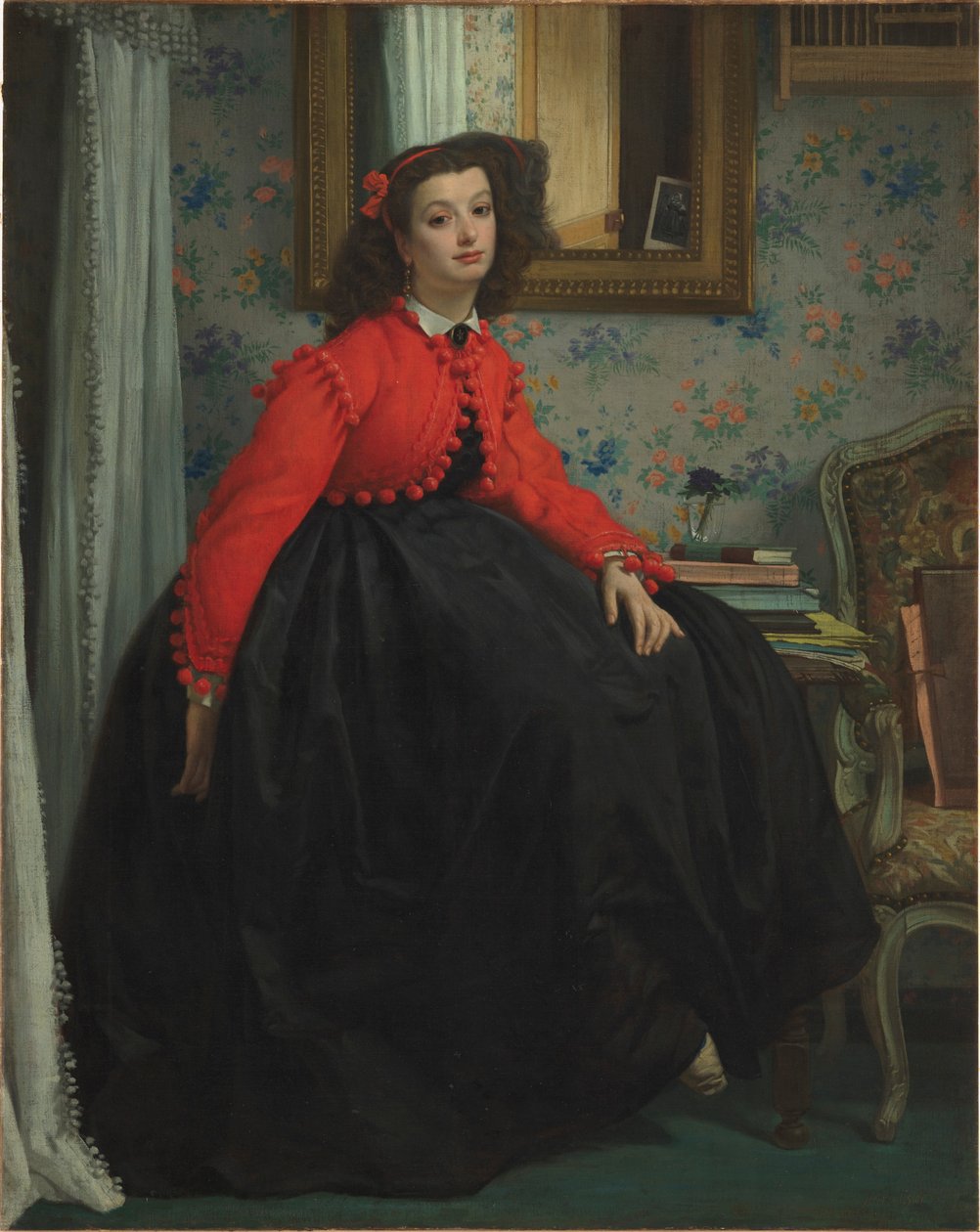 Porträtt av Miss L. L. av James Tissot