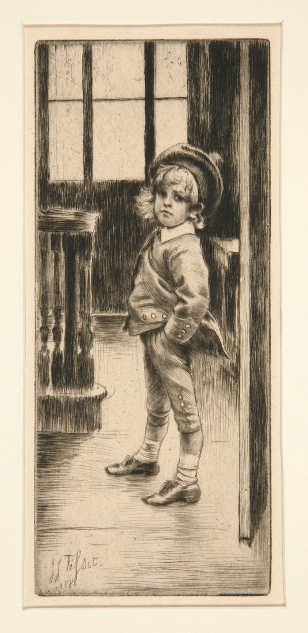 Sa Premi?re Culotte [Första par ridbyxor] av James Tissot