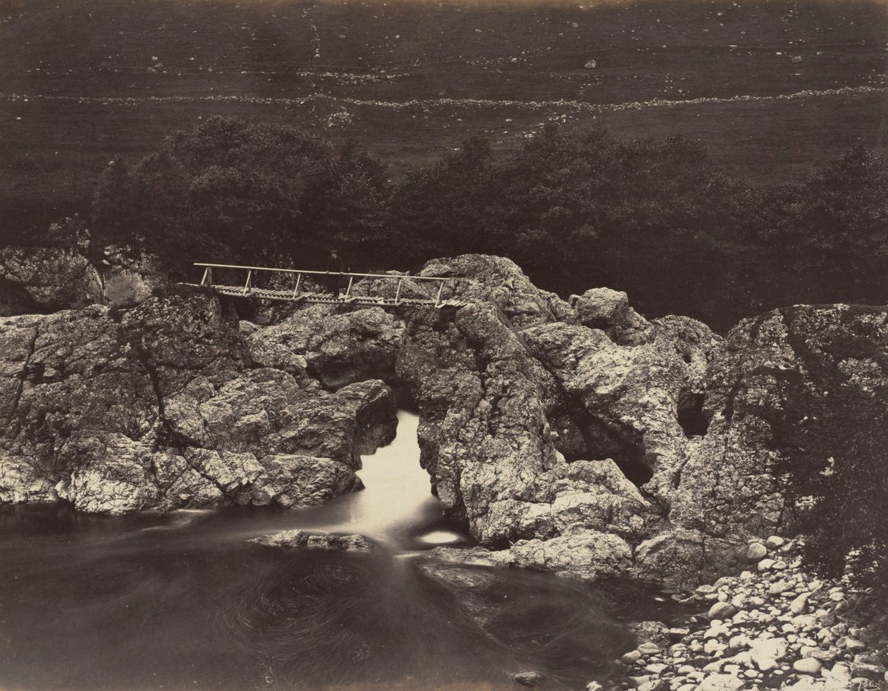 Shepherds Bridge nära Forest Lodge, 1871. av James Valentine