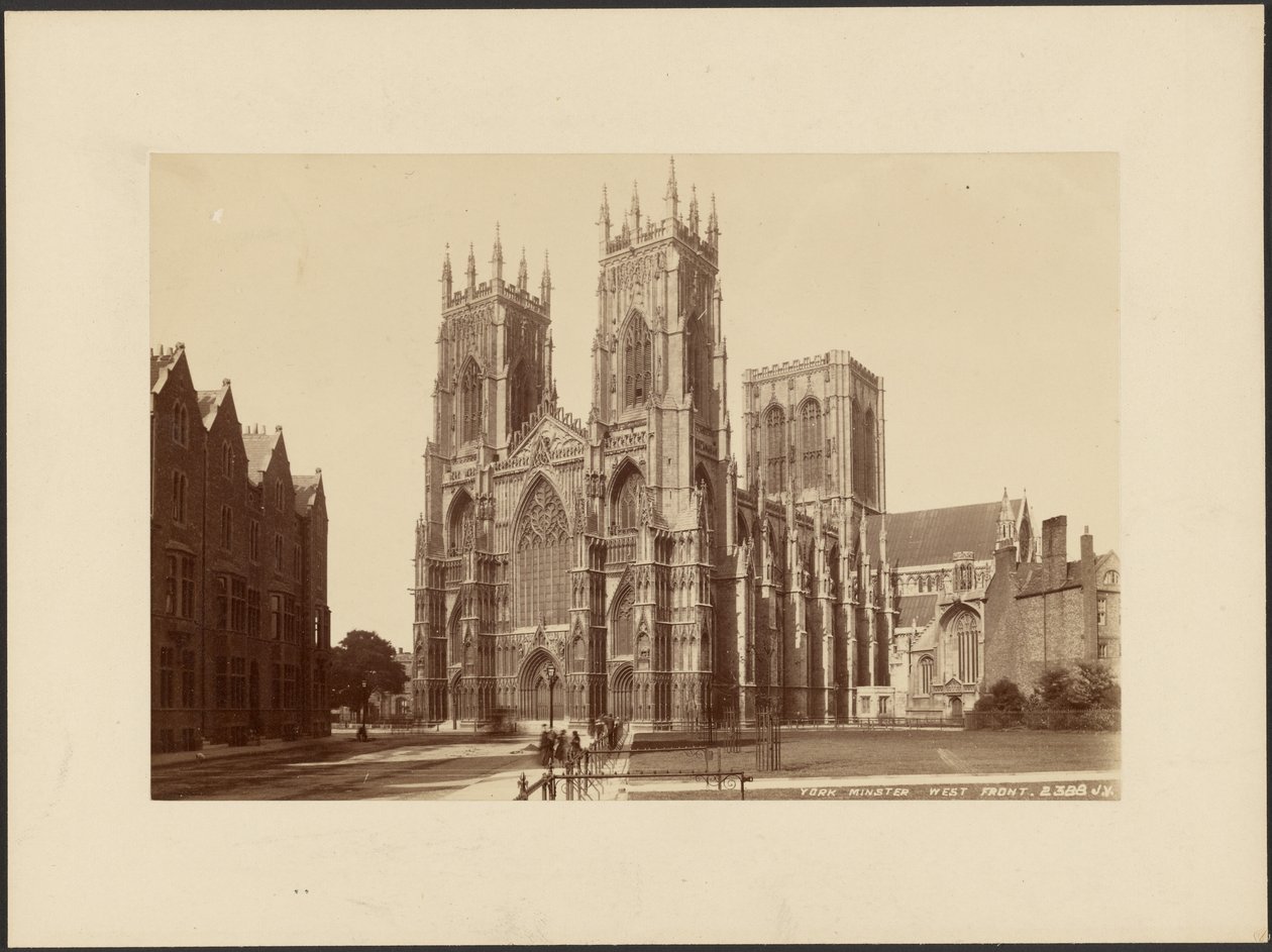 York Minster, västra framsidan av James Valentine