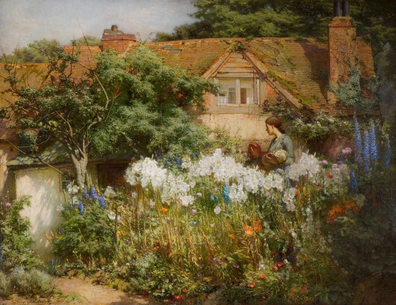 Liljeträdgården, 1914. av James Valentine Jelley