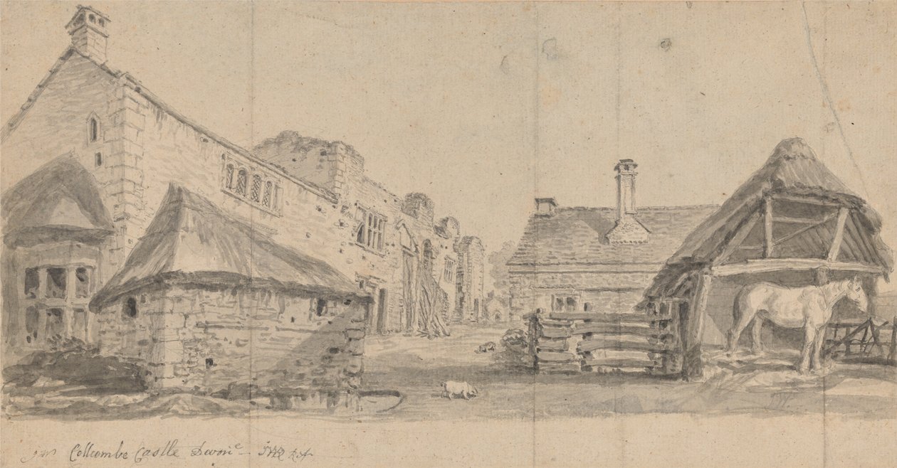 Collcombe Castle, Devonshire av James Ward