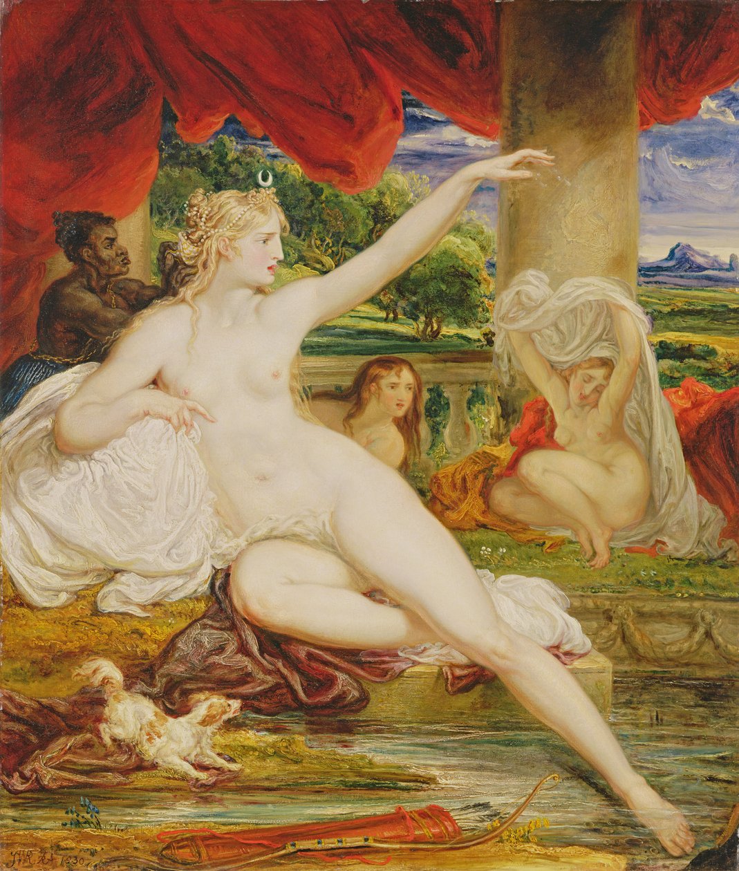Diana vid badet av James Ward