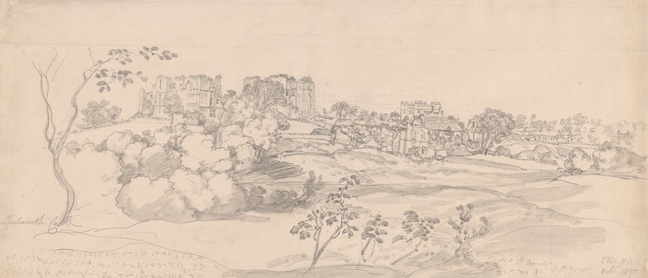 Kenilworth slott av James Ward