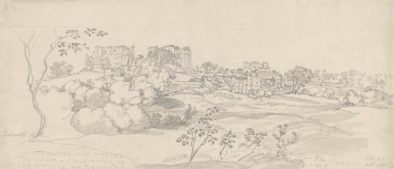 Kenilworth slott av James Ward