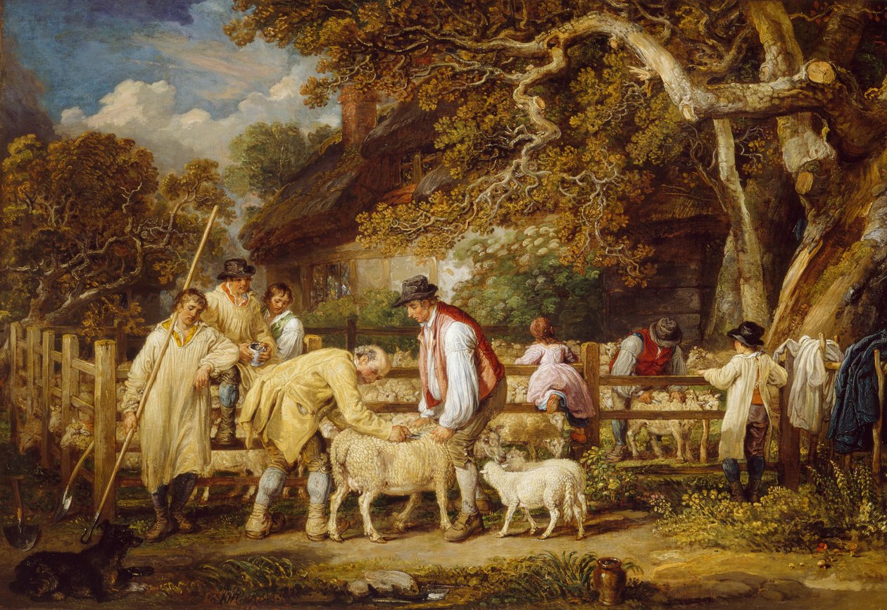 Fårräddning, 1828 av James Ward