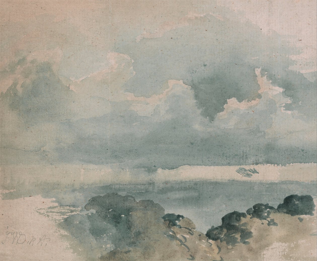 Studie av himlen av James Ward