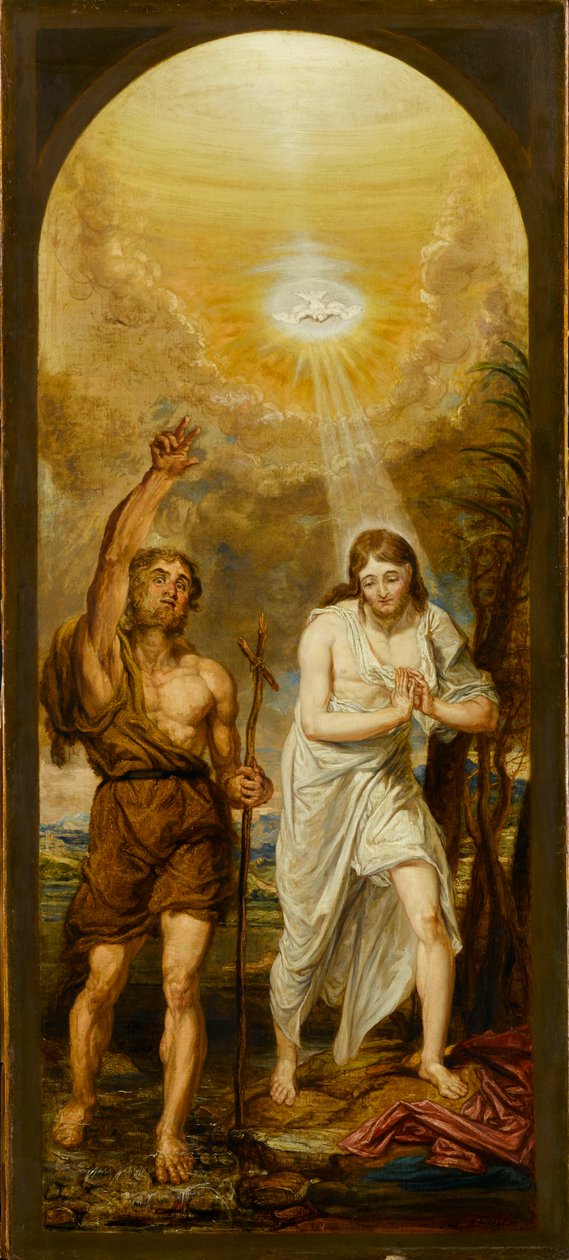 Kristi dop, 1841. av James Ward