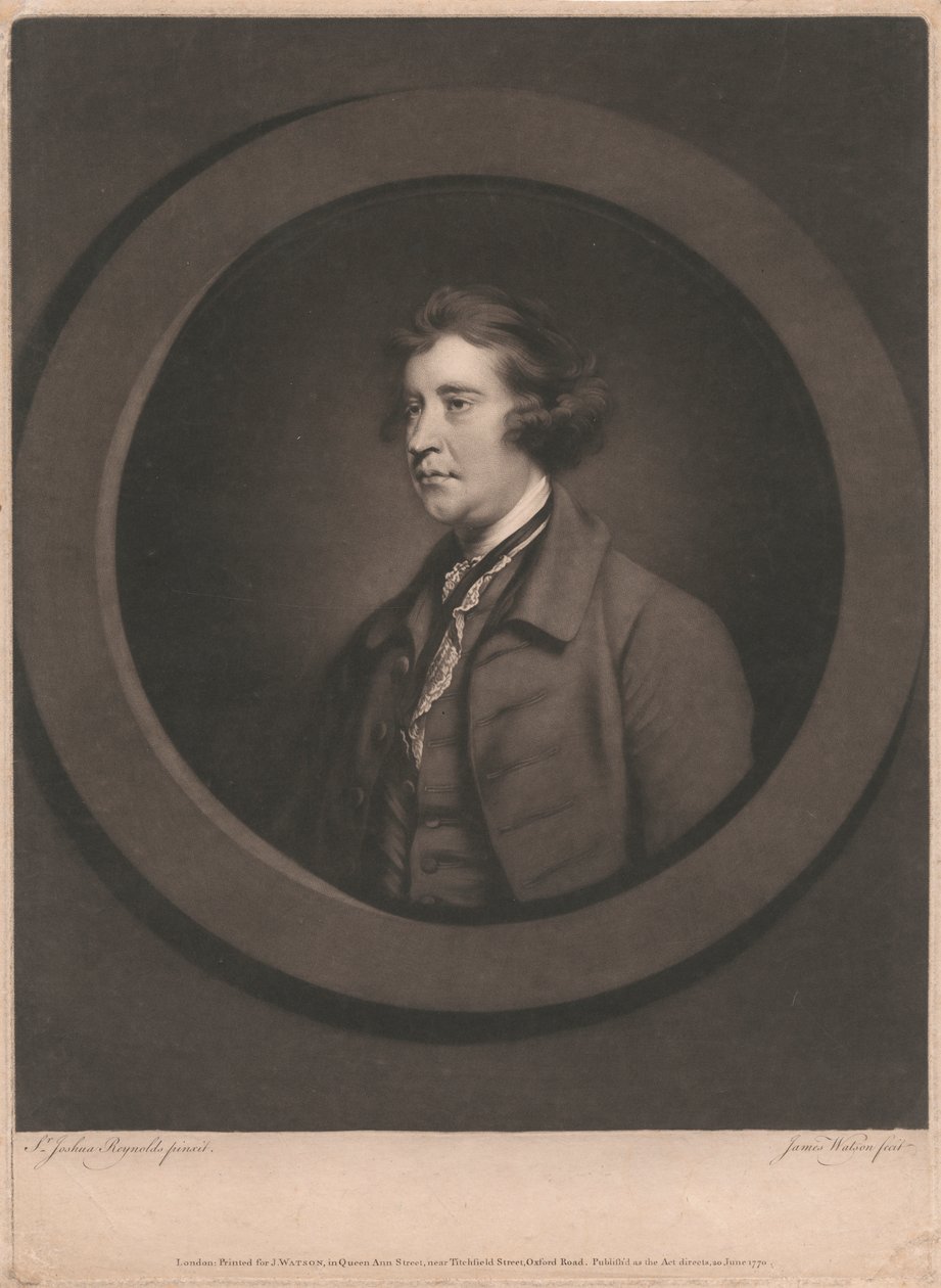 Edmund Burke av James Watson