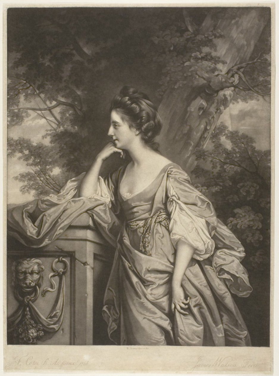 Frances, Lady Bridges av James Watson