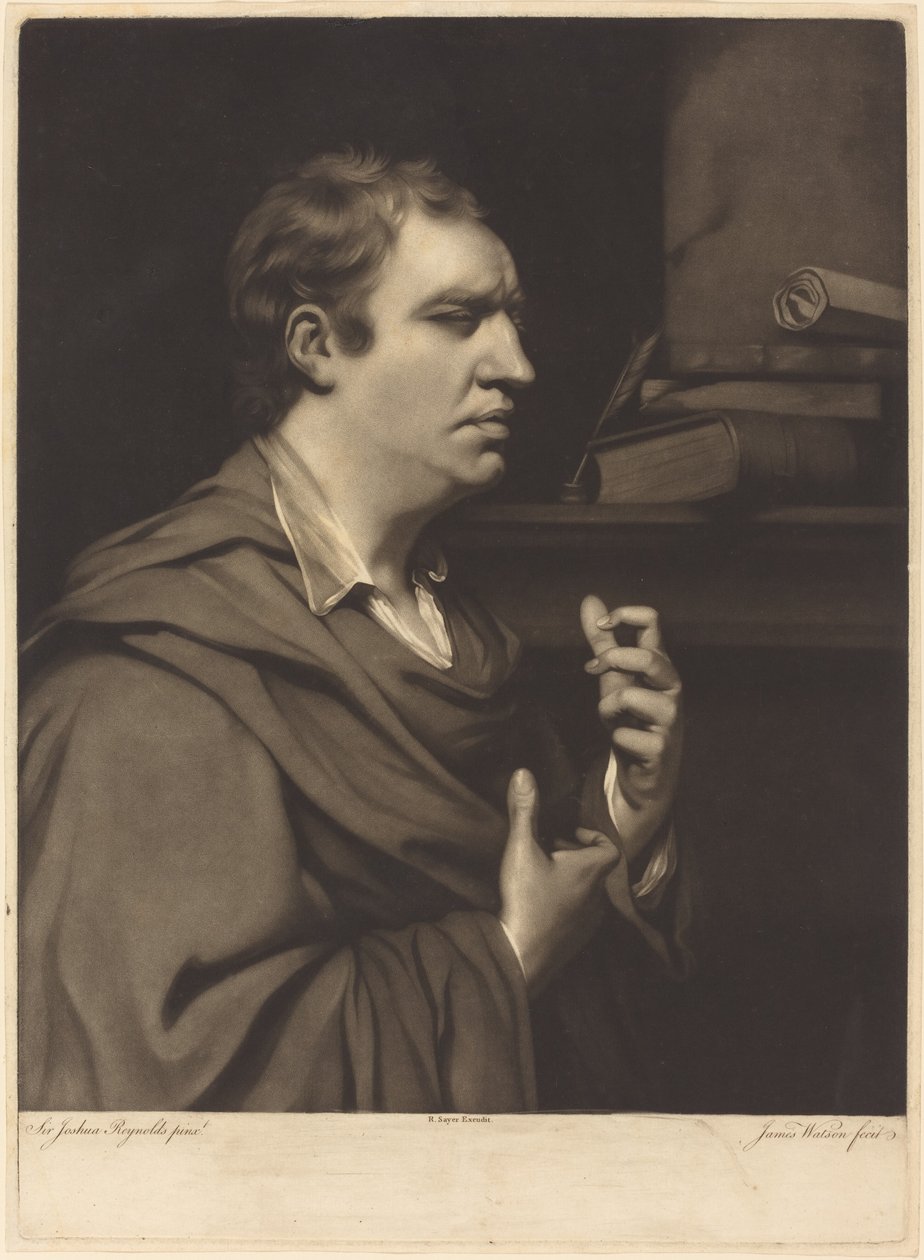 Samuel Johnson av James Watson after Sir Joshua Reynolds