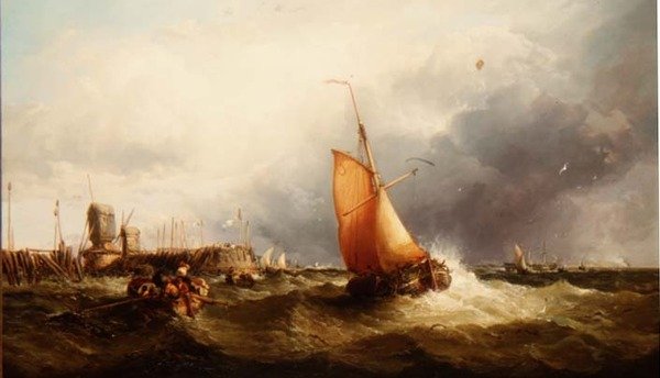 Holländskt fiskefartyg och annan frakt av James Webb