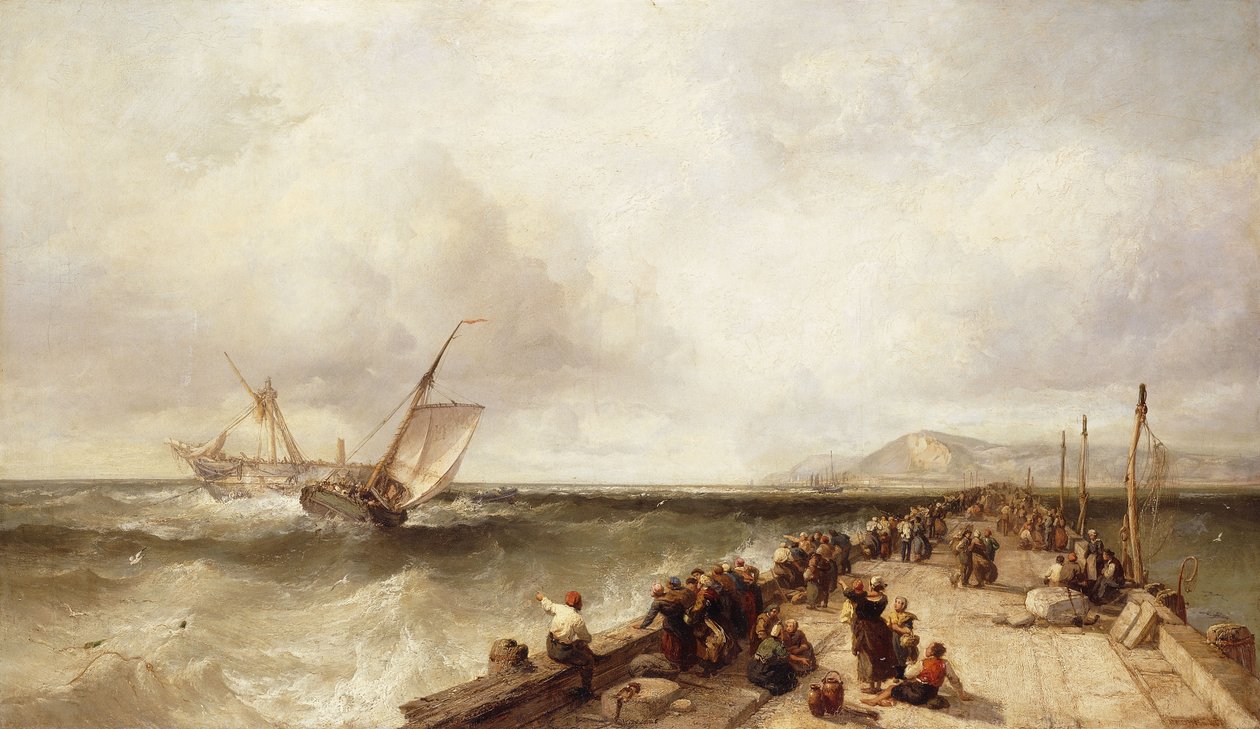 Honfleur, 1867 av James Webb