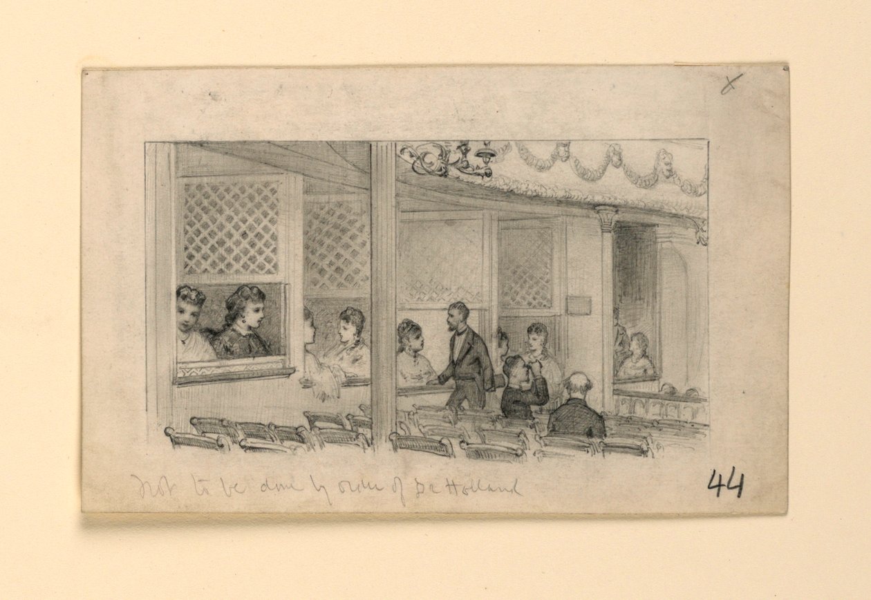 Teater interiör av James Wells Champney
