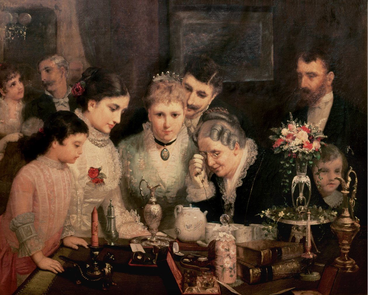 Bröllopspresenter, c.1880 av James Wells Champney