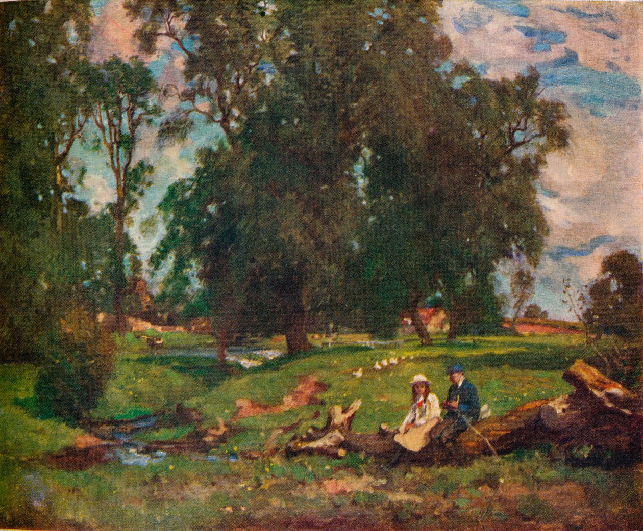 Ängen, c1900-talet av James Whitelaw Hamilton