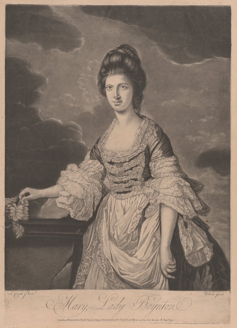 Mary, Lady Boynton (d. 1778) av James Wilson