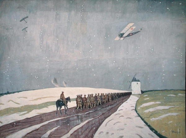 Kanadensare i snön av James Wilson Morrice