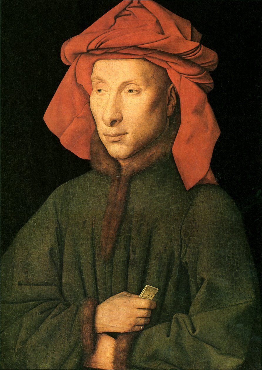 Porträt des Giovanni Arnolfini av Jan van Eyck