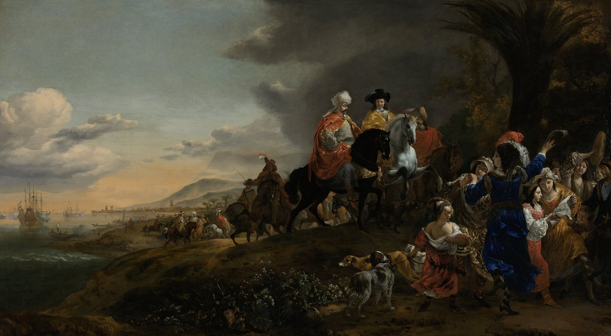 Den holländska ambassadören på väg till Isfahan, 1653-59 av Jan Baptist Weenix
