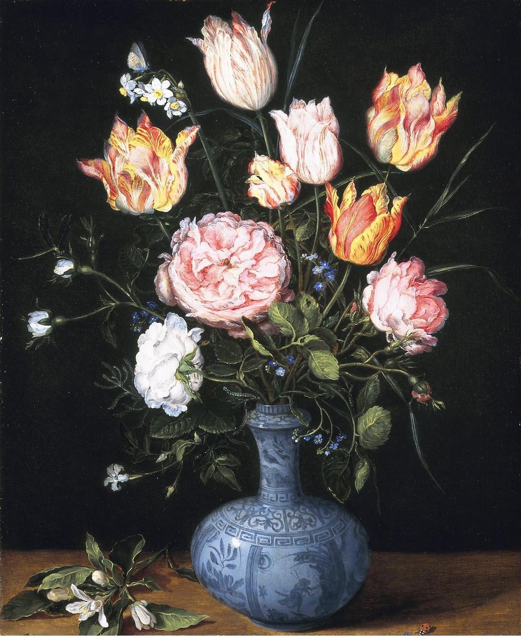 Een vaas met bloemen av Jan the Elder Brueghel