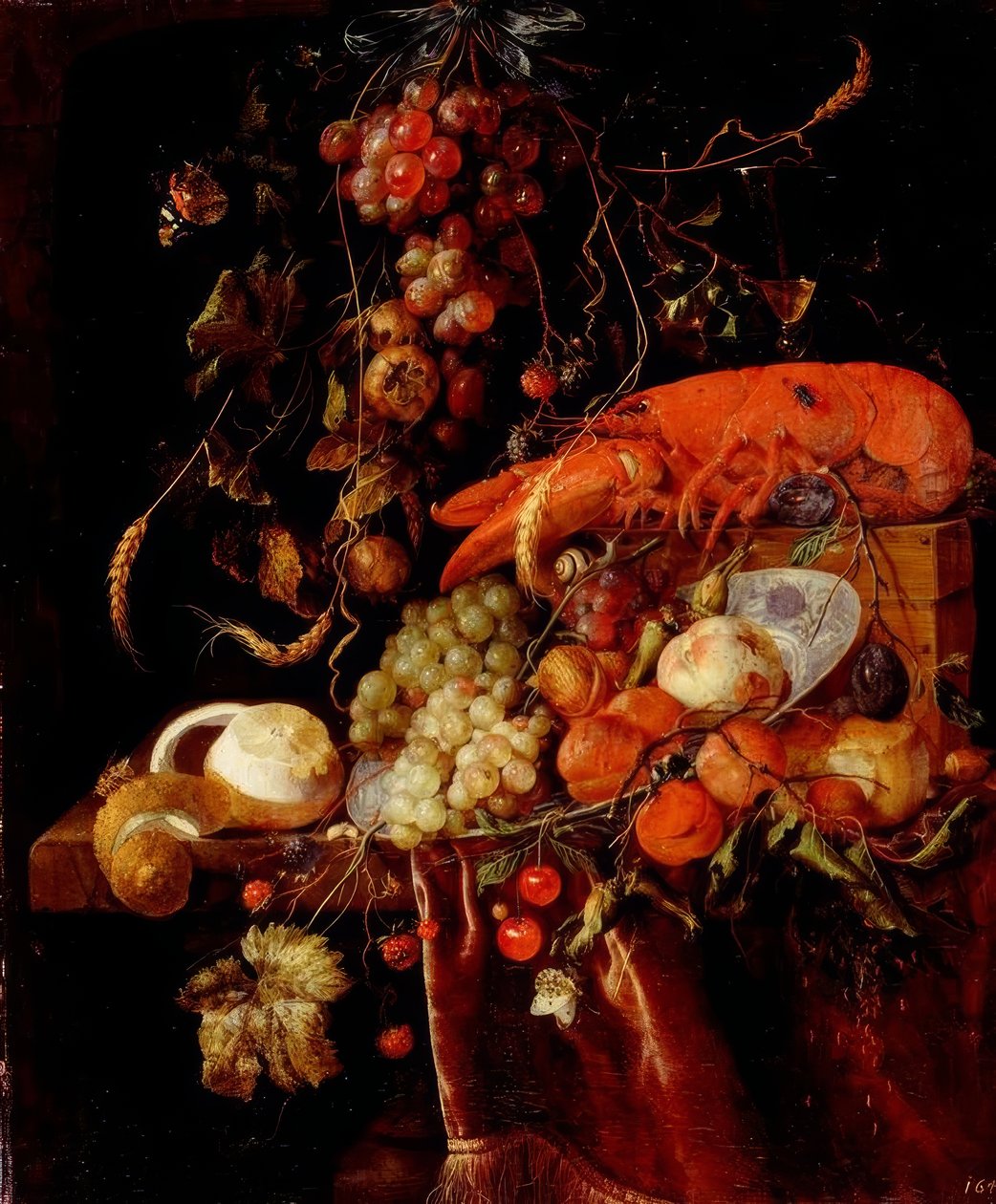 Stilleben med en hummer av Jan Davidsz de Heem