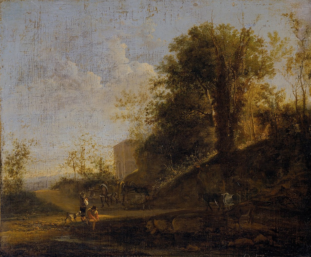 Italienskt landskap av Jan Dirksz Both
