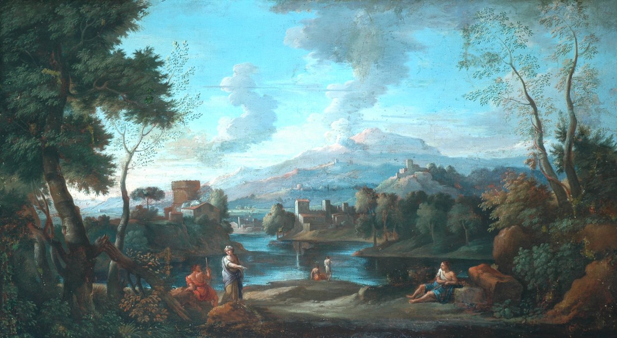 Klassiskt landskap, Orizante av Jan Frans van Bloemen