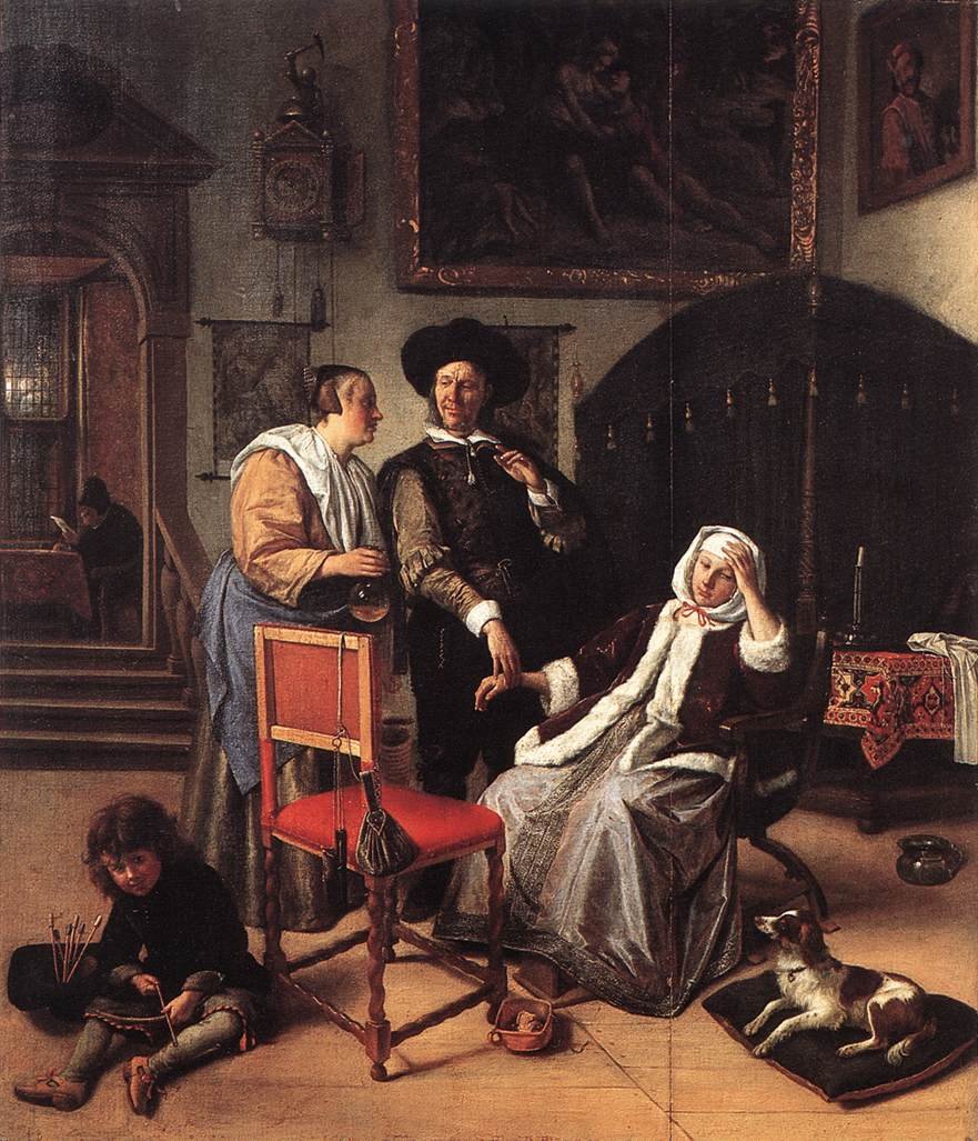 Doctors Visit av Jan Havickszoon Steen