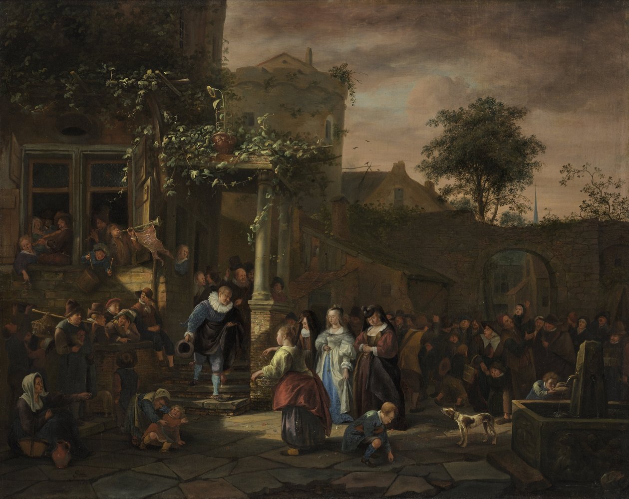 Bybröllop av Jan Havickszoon Steen