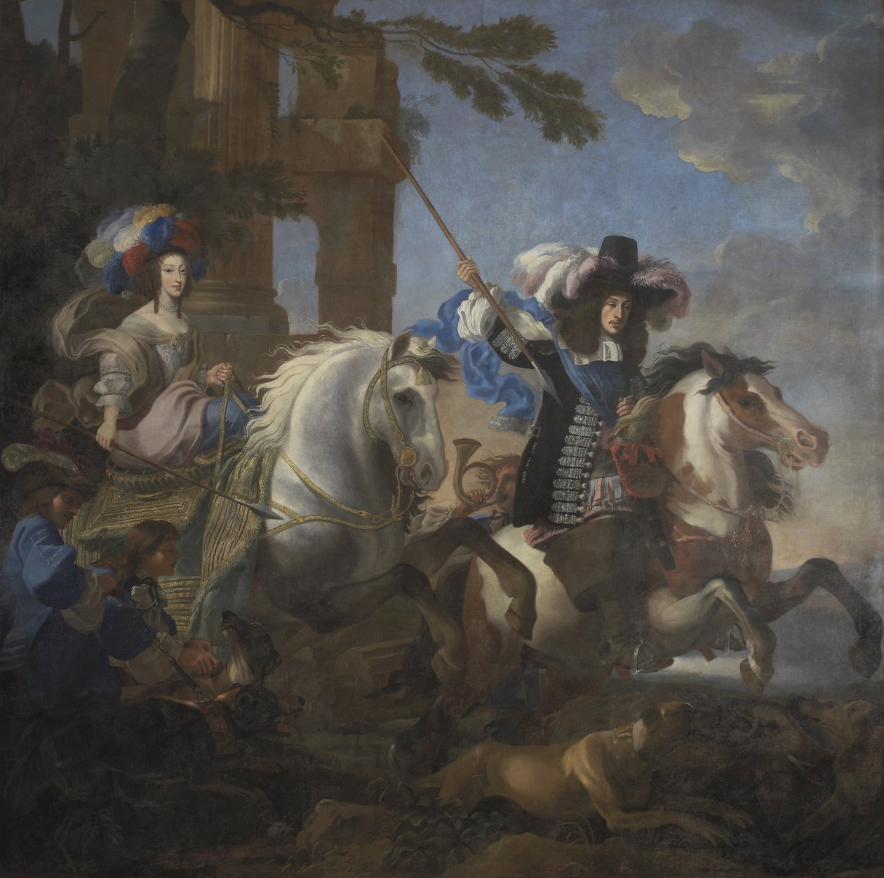 Enrichetta Adelaide di Savoia e Ferdinando di Baviera av Jan Miel