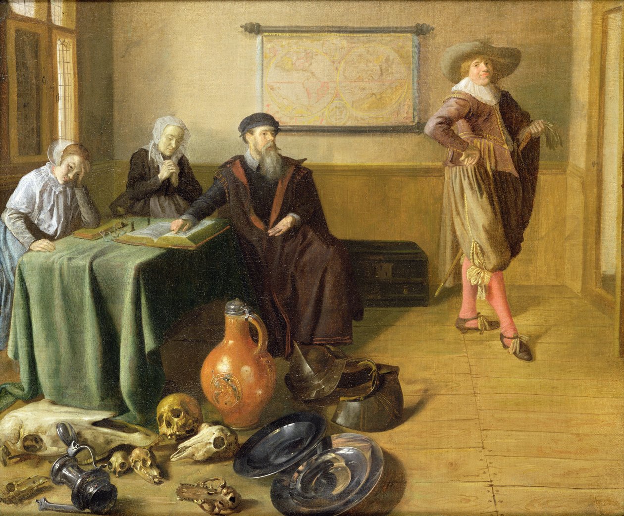 Den förlorade sonens avfärd, ca 1630 av Jan Miense Molenaer