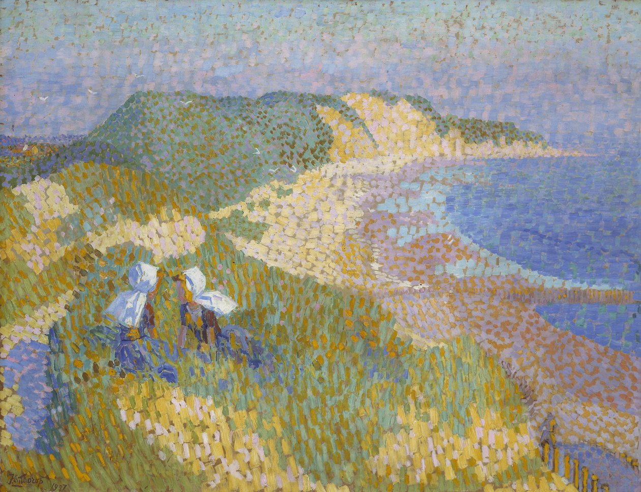 Sanddyner och hav i Zoutelande av Jan Toorop